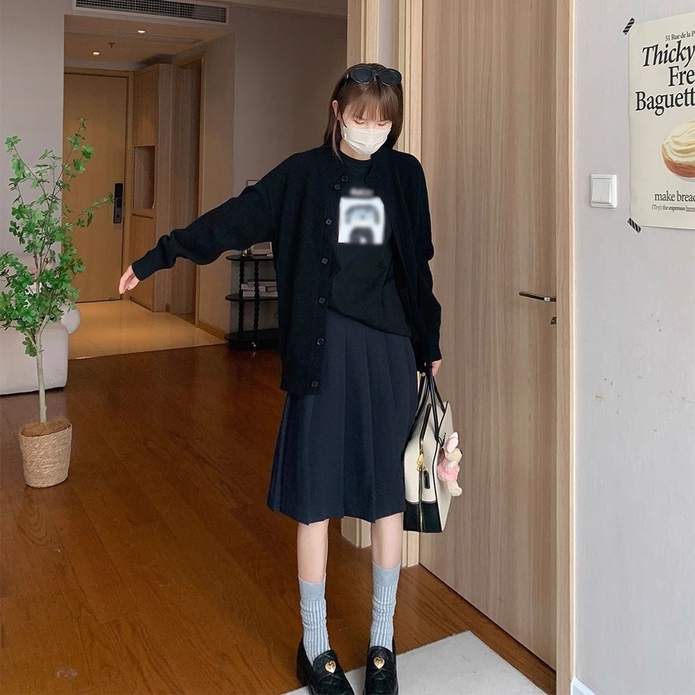 Black cardigan